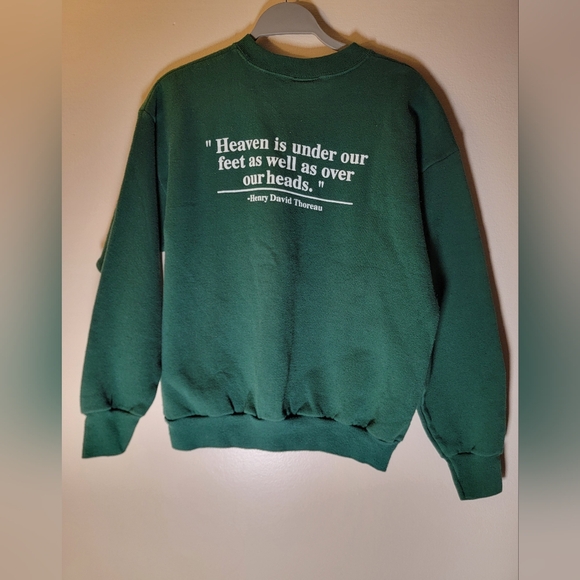Vintage Lee Crewneck - The Walden Woods Project - Size Large - Picture 2 of 4